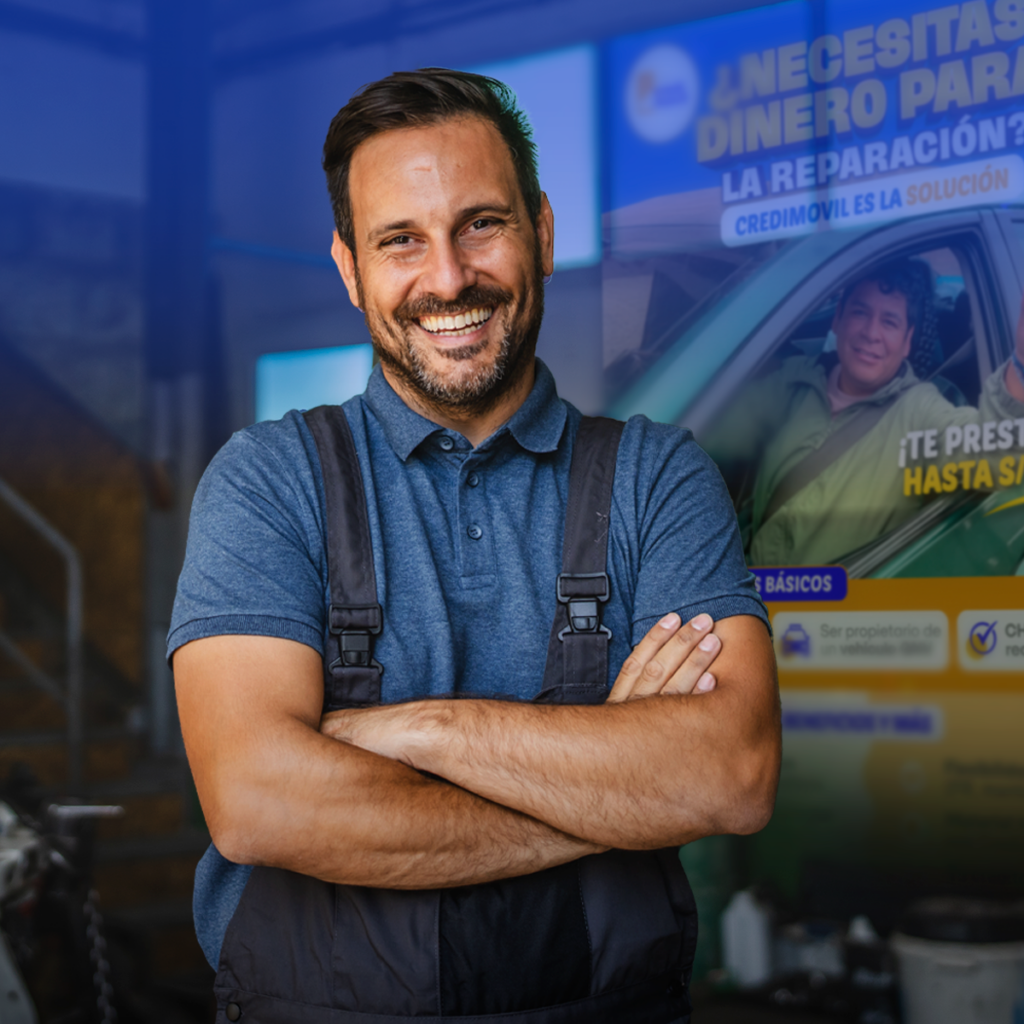 Mecánico en estación de CrediAprende
